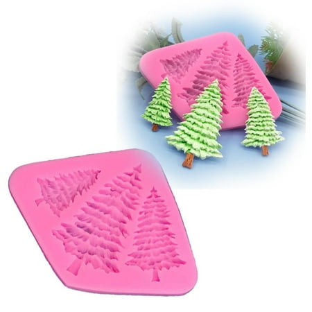 

NQWZTIU Holiday Decor Christmas Tree Fondant Cake Silicone Non Stick Pie Mould Bakeware Tray Xmas Birthday Party DIY for Fondant Candy Sugarcraft Cupcake Topper Pas Deals Grocery Great Value!