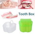 thumbnail image 4 of Caja de baño para el cuidado de la dentadura Limpiar los dientes postizos Enfermería Contenedor de red para colgar (Verde) Ehuebsd Cuidado Belleza, 4 of 9