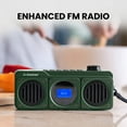 thumbnail image 4 of Avantree Boombyte - Portable Digital FM Radio & Bluetooth Speaker with Superb Stereo Sound, Metal Finish, Long Rechargeable Playtime, and Support for Micro SD Card & USB Audio Input - Green, 4 of 7