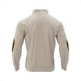 thumbnail image 5 of Gephdiin Long Sleeve Shirts for Men Men's T-Shirts Classic Long Sleeved Collar T Shirt Button Down Shirt Pocket T Shirt Mens Long Sleeve Tee Shirts Graphic Tees Men Corduroy Beige 3Xl, 5 of 9