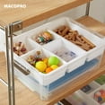 thumbnail image 4 of Plastic Storage Box with Removable Tray Craft Organizers and Storage Clear Storage Container for Organizing Bead  Tool  Sewing  Playdoh, 4 of 9