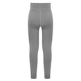 thumbnail image 2 of LiiYii Kids Yoga Dance Pants Sport Athletic Leggings Girls Stretchy Jogging Sweatpants with Pockets Grey 160, 2 of 5