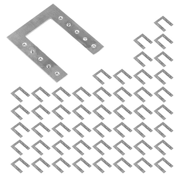 50pcs Solar Panel Pv Grounding Clip Washer Spacer 42x50mm Hao