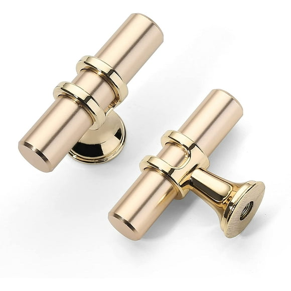 GFDYREE 10 Pack 10 Inch(254mm) Champagne Bronze Kitchen Cabinet Handles, Gold Cabinet Pulls Kitchen Cabinet Hardware Cupboard Handles Drawer Pulls