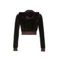 thumbnail image 4 of Txlixc Conjunto casual de 2 piezas para mujer, manga larga con patrón de corazón de diamantes de imitación, sudadera corta con capucha y falda Txlixc  Estilo de ocio, 4 of 8