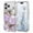 H, variant on Feishell for iPhone 17 Pro Max Case,Cute Marble Pattern 3 in 1 Shockproof Slim Hybrid Protective Cover for Women Girls Hard PC Soft TPU Bumper Three Layer Drop Protection Anti-scratch Phone Case,F