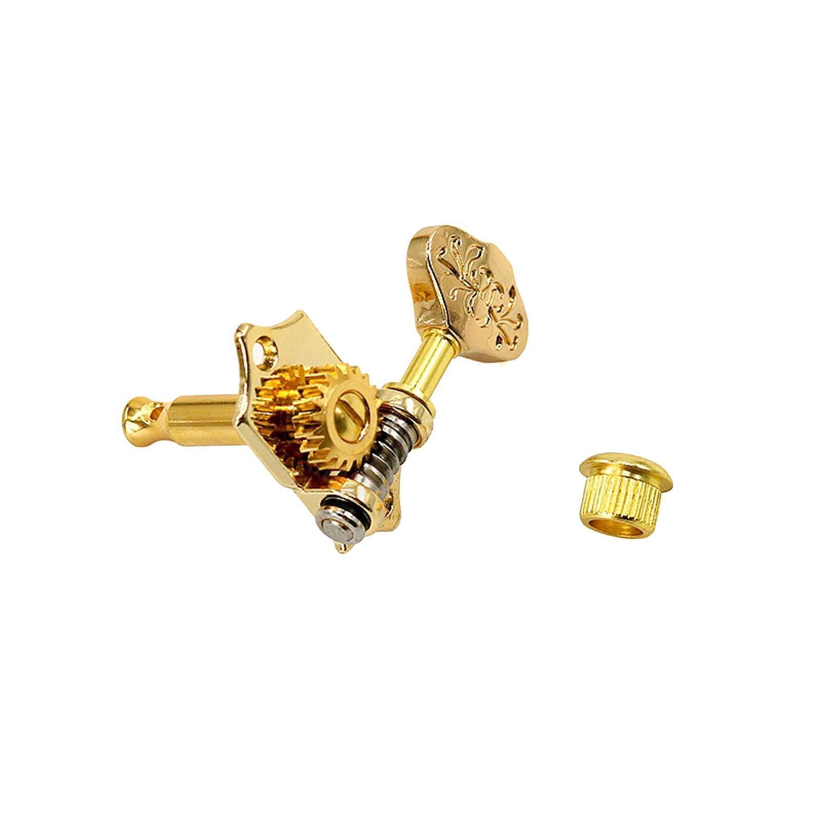 JWQFBC 6 Pieces Guitar Pegs Accessories Tuning Key Pegs Speed Control Knobs Lock String