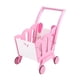 thumbnail image 1 of Carrito de compras para niños, carrito de supermercado de juguete, accesorios de comida de imitación, carrito de supermercado, carrito de compras para Rosa, 1 of 8