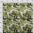 thumbnail image 3 of oneOone Cotton Poplin Light Green Fabric Floral Watercolor Diy Clothing Quilting Fabric Print Fabric By Yard 56 Inch Wide, 3 of 4
