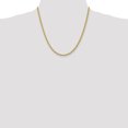 thumbnail image 2 of 14k Yellow Gold 20 Inch 3.65mm Rope Chain Necklace Pendant Charm, 2 of 9