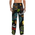 thumbnail image 3 of Fotbe Play Game3 Men's Pajama Pants,Sleepwear Pants,Pj Bottoms Drawstring And Pockets-Medium, 3 of 9
