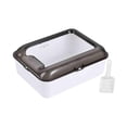 thumbnail image 3 of Caja de arena para gatos Bandeja de arena para mascotas con parte abierta Caja de arena para gatos Lados altos Inodoro para gatos semicerrado, 3 of 8