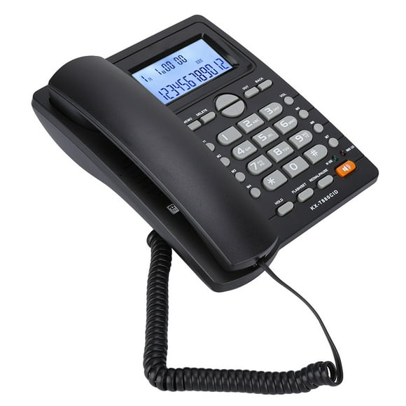 With Dual Port Extension Set Corded Telephone With Caller ID Display With Speakerphone