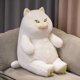 thumbnail image 1 of Gato gordo de peluche de animales de peluche, juguete realista de gato negro para niños y niñas, regalo de cumpleaños de Navidad, 1 of 4