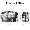 thumbnail image 5 of Rhinoceros Travel Organizer Oxford Cloth Waterproof Storage Pouch Hard Drive Bags Computer Cable Organizer Power Plug Travel Organizer Small 5.9x9.44x3.14 in, 5 of 6