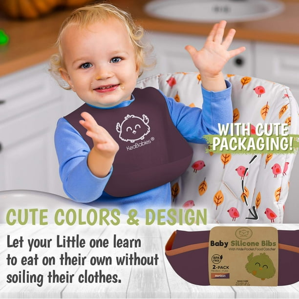 Toddler feeding bibs sale