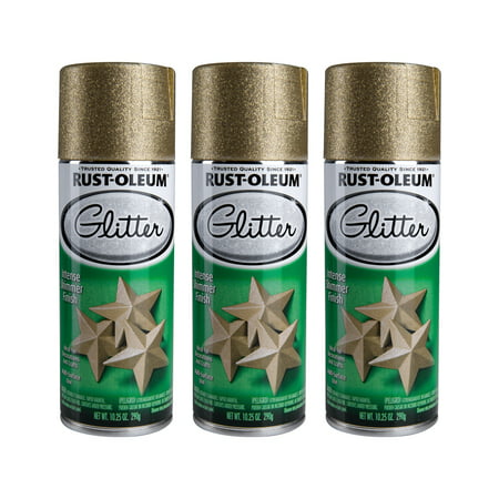 (3 Pack) Rust-Oleum Specialty Glitter, Gold