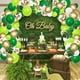 thumbnail image 1 of Paquete de 131 guirnaldas de fiesta de cumpleaños para niños de Safari ShuxiuWang Guirnalda de globos de confeti verde, 1 of 1