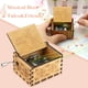 thumbnail image 3 of Original Musical Box Music Crank Manivela Exquisito Wooden Classic Crafts Ornnnnnaments Xmas Regalos Home Tabletop, 3 of 9