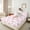 Pink, variant on Manfei Pink Bow Bowtie Full Size Sheets,Cute Cartoon Bowknot Bed Sheets,Kawaii Polka Dots Sheet Sets For Kids,Microfiber Bedroom Decor,4-Piece