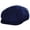 Navy Blue, variant on British Millerain Wax Cotton Newsboy Cap - L - Brown