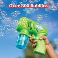 thumbnail image 5 of JOYIN Bubble Guns Kit with Bubble Solution and Batteries, Easter & Birthday Gift, Blue & Green, 10 oz, 5 of 5