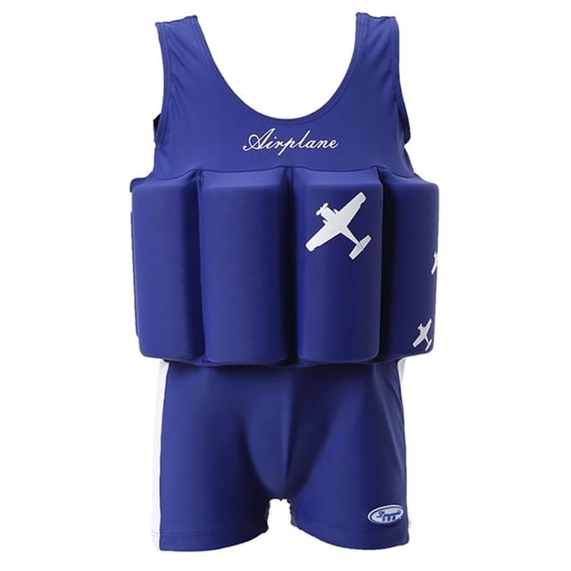 Traje de Baño Flotante ELUCKFACE Azul Flotabilidad para Niñas y Niños
