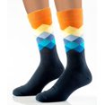 thumbnail image 2 of Men's Fashion Combed Cotton Funky Dress Socks, 2 of 7
