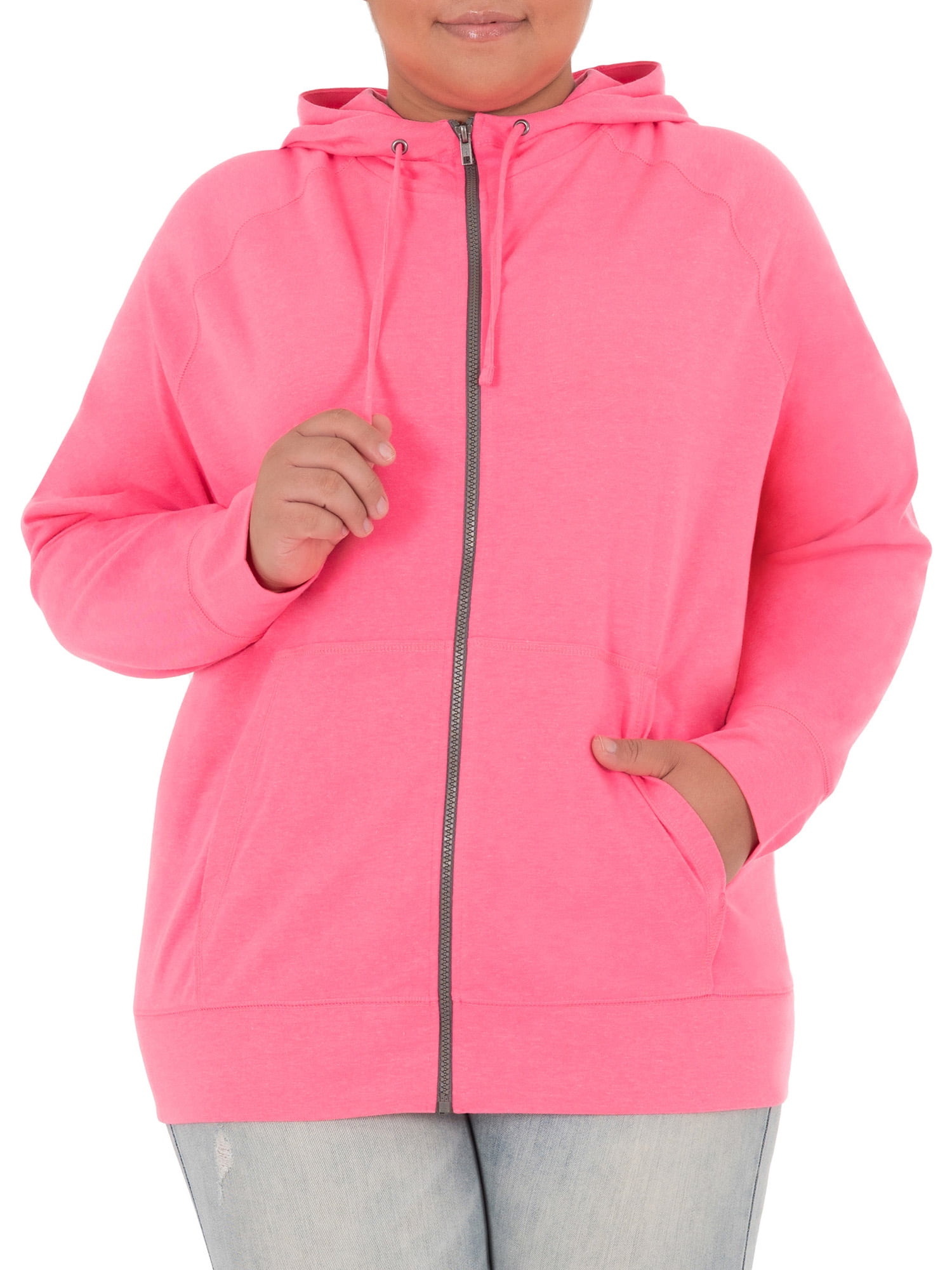 lightweight hoodie women's plus size
