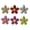 Random Color, variant on Keychain Pendant Small Flowers Shiny Rhinestone Sunflower Charm Key Chain Decorative Backpack Bag Accessories