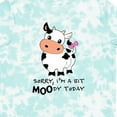 thumbnail image 4 of Inktastic Sorry, I'm a Bit Moody Today Cute Cow Pun Boys or Girls Toddler T-Shirt, 4 of 5