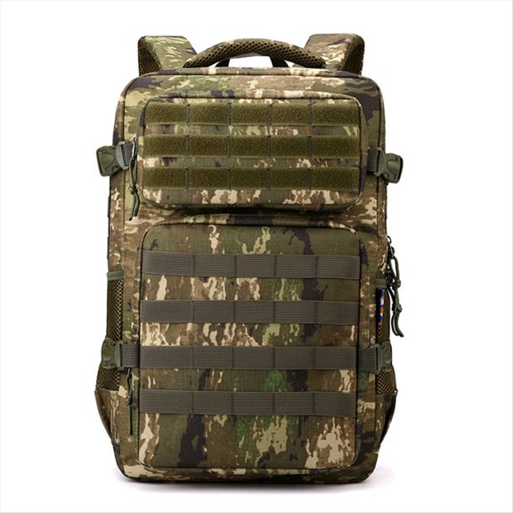 Mochila Bandolera Impermeable para Exteriores, Senderismo, Acampada, Caza, Camuflaje Amarillo