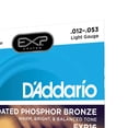 thumbnail image 3 of D'Addario EXP16 Coated Phosphor Bronze Acoustic Guitar Strings - Light, 12-53, 3 of 3