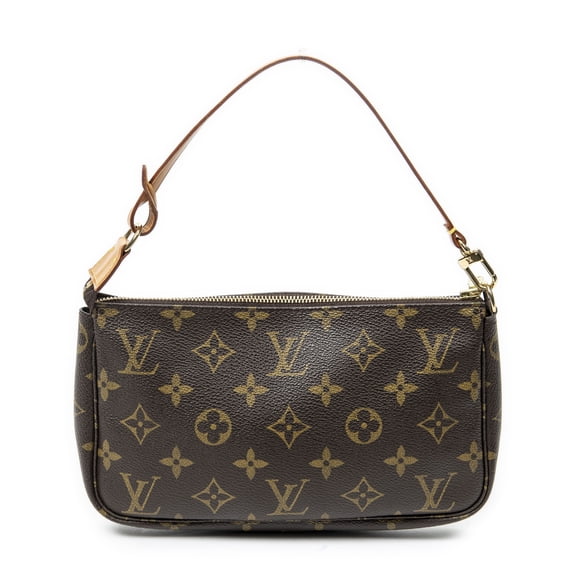 Pre-Owned Louis Vuitton Brown Accessory Pouch Handbag Monogram Canvas