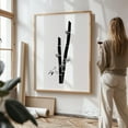 thumbnail image 4 of Black Bamboo Sticks Silhouette - Digital Art Silhouette Minimalist Line Art Zen Nature Calm Unframed Wall Art Print 12 x 18 inches, 4 of 81