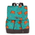 thumbnail image 1 of Fotbe Colorful Crab Mochila Bolso con Estampado para Mujer, Mochila Antirrobo de Nylon Impermeable, Bolsa Ligera de Hombro, 1 of 4