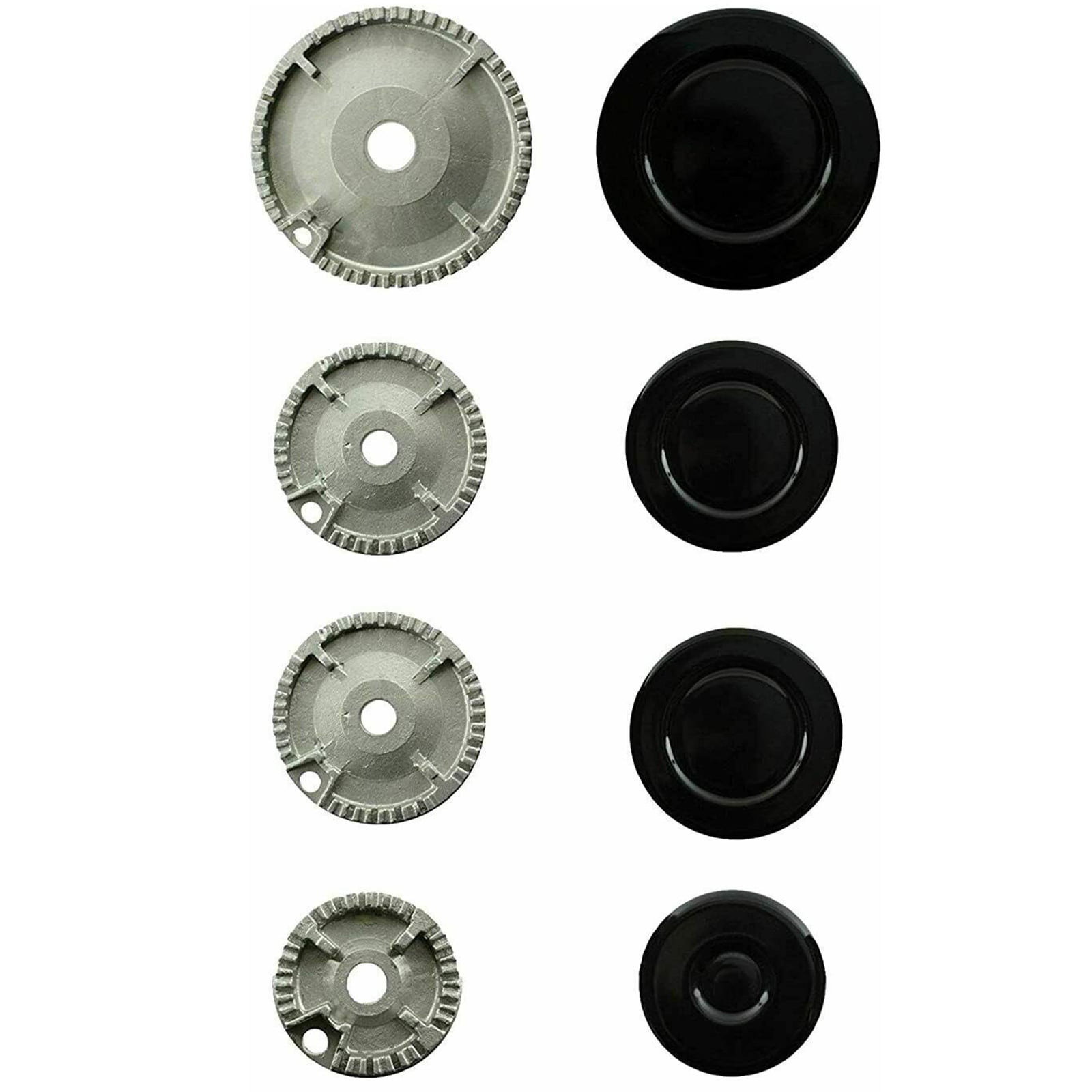 Gas Hob Burner Crown & Flame Cap Set for WHIRLPOOL Cookers All Sizes 55-100mm 