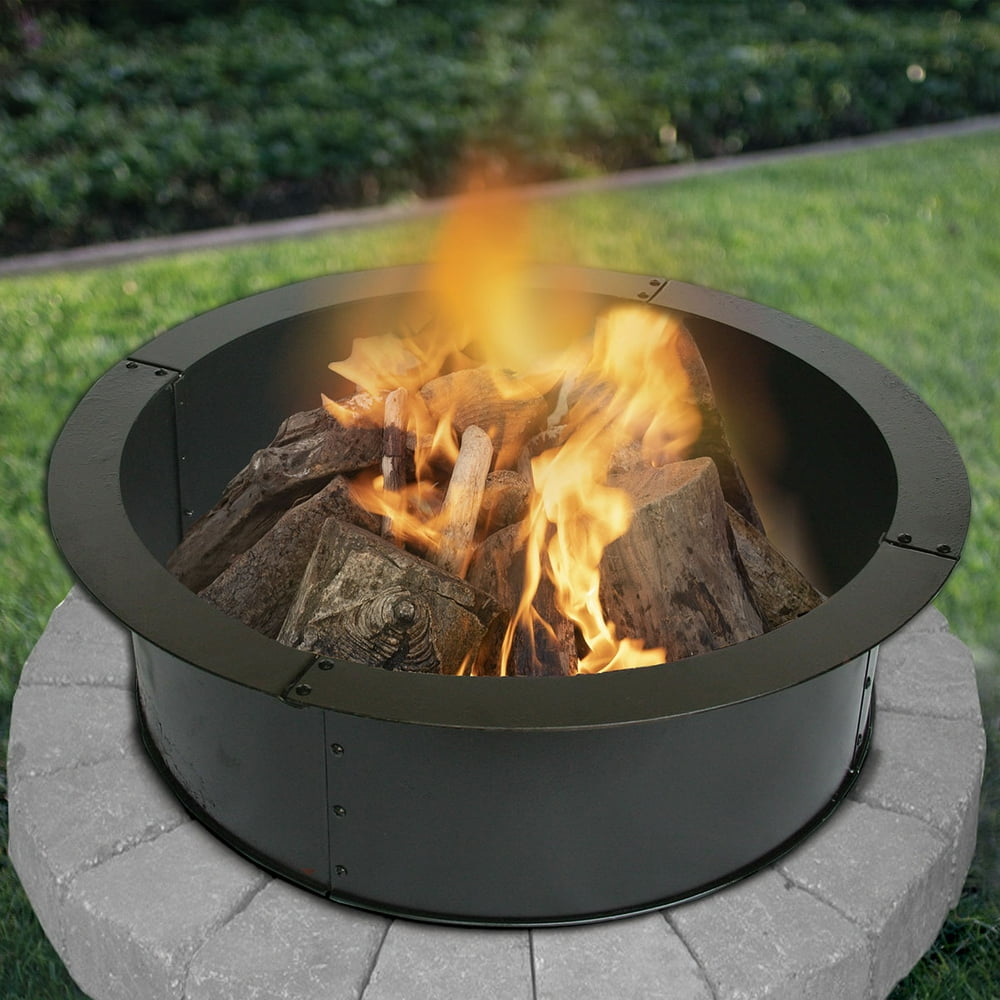 Blue Sky Outdoor Living 36" Heavy Duty Steel Round Fire Ring Pit Liner