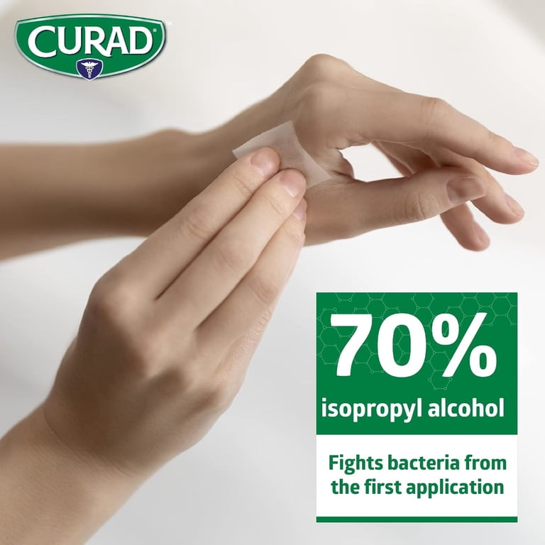 Curad Alcohol Prep Pads, Medium 2-Ply, 400 Count photo 4