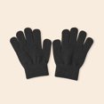 thumbnail image 4 of Krdevn Unisex Kids Full Finger Knit Gloves Stretchy Thermal Five Fingered Winter Gloves for Toddler Boys Girls Kindergarten Autumn Winter Outdoor Daily Wear,4-8 Years, 4 of 4