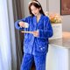 thumbnail image 1 of Pijamas de pareja para mujer, otoño e invierno, forro polar coral grueso, lindo conjunto de ropa de casa de invierno de franela, 1 of 6