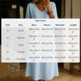 thumbnail image 2 of Ohufall Women Dresses Cotton Linen Button Crew Neck Long Sleeve Dress Pleated Loose Comfort Casual Maxi Dress, 2 of 4