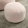 thumbnail image 6 of PORKISS Oversized Bean Bag Chair with Ottoman, Memory Foam Super Soft Lazy Couch for Adults Teens Kids, Microfiber Pink, 6 of 12