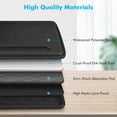 thumbnail image 3 of Fintie Shockproof EVA Laptop Sleeve Case - Fits MacBook Pro/Air 13-14 Inch and iPad Pro 12.9, Black, 3 of 7