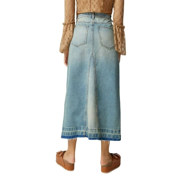 Walmart jeans cheap skirt