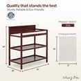 thumbnail image 5 of Dream On Me Jax Universal Changing Table, Cherry, 5 of 9