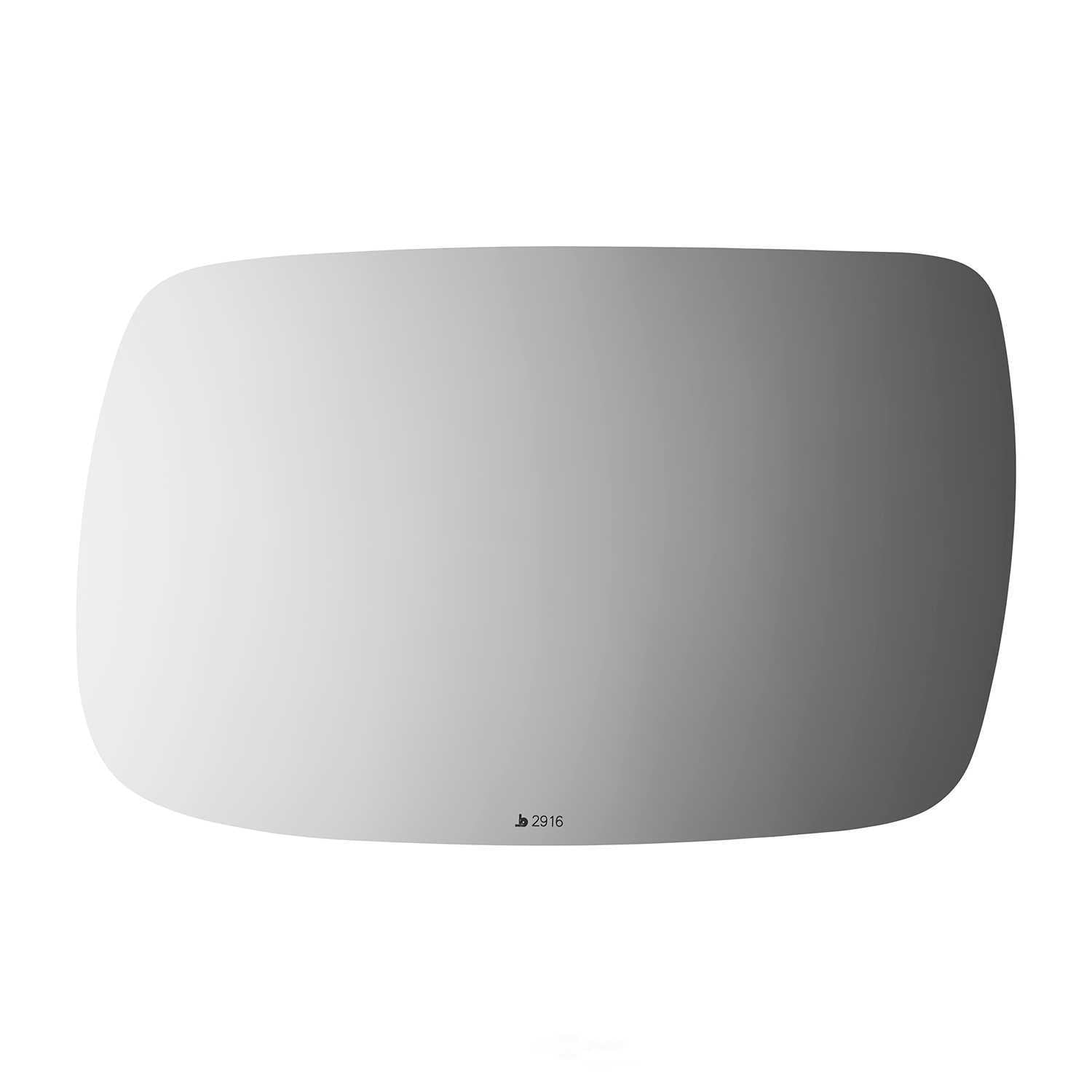 Burco Side View Mirror Replacement Glass - Clear Glass - 2916