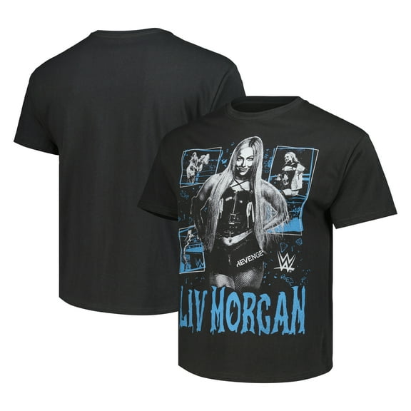 Men's Goodie Two Sleeves Black Liv Morgan Collage T-Shirt