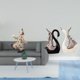 thumbnail image 2 of Figura de cisne , estatua, escultura, colección, adorno para mesa, centro de mesa, vitrina, comedor, estante, decoración de aniversario, regalo, 2 of 8