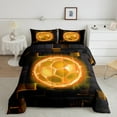 thumbnail image 2 of Orange Soccer Comforter Sets Full Size Teens Adults,Neon Light Bedding Set,Sports Lover Down Comforter Bedroom Decor,Football Game Bed Set, 2 of 7
